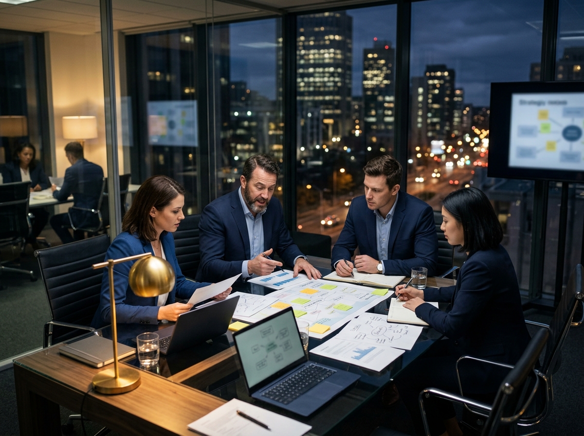 Felhi Consulting International team strategy session